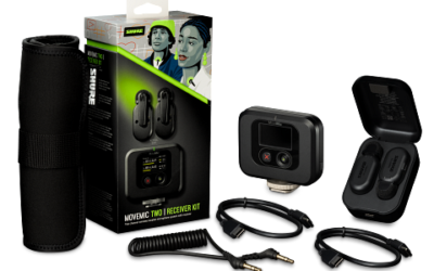 Shure MoveMic, das kleinste drahtlose direct-to-phone Zweikanal-Ansteckmikrofon auf dem Markt