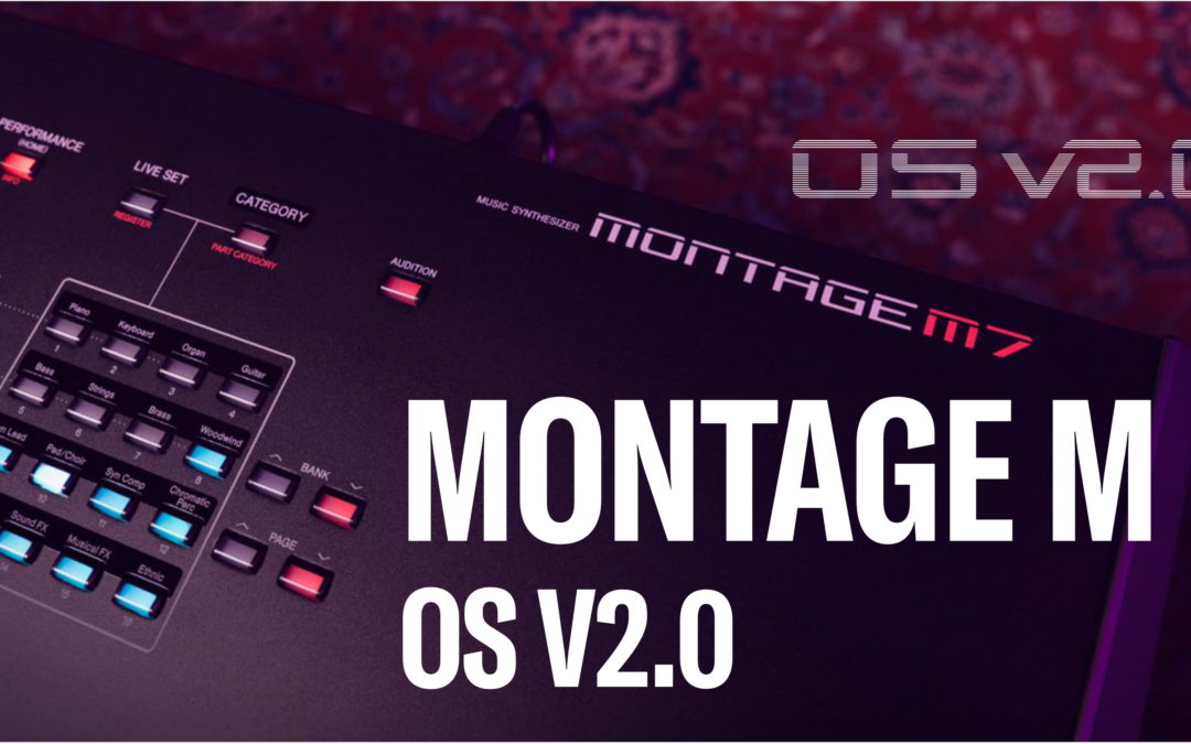 Yamaha aktualisiert MONTAGE M auf OS 2.0 und das Expanded Softsynth Plugin ESP auf v2.0  